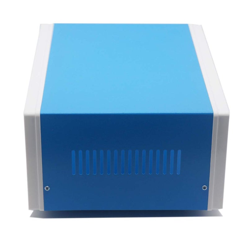 Zulkit Junction Box Blue Metal Project Box DIY Electric Enclosure Case Preventive Case Electrical Box 9.8 x 7.5 x 4.3 Inch - Image 4